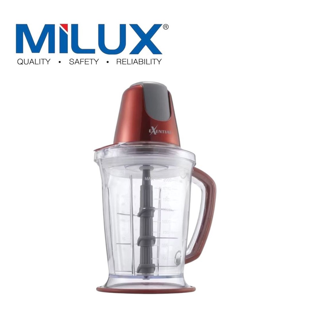 EXENTIAL CHOPPER EFC-9635 with 3 CHOPPING BLADE 2.0Litre (WARRANTY BY ...