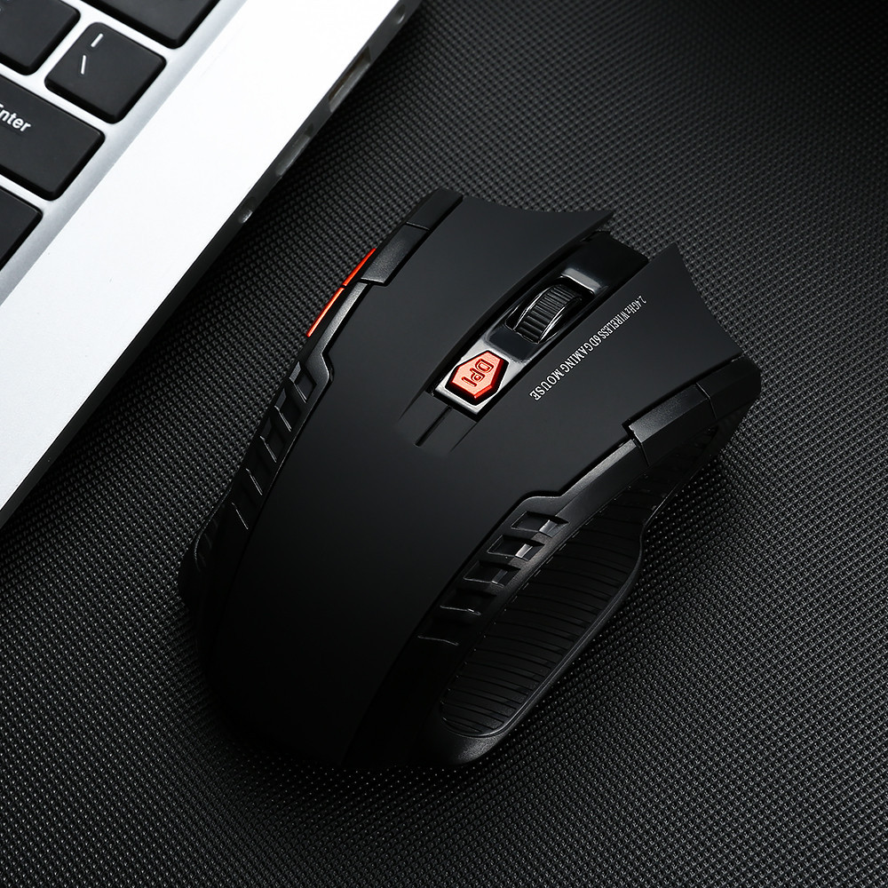 Laptop Mouse Bluetooth Wireless 2.4 Ghz 2000DPI Adjustable Professional ...