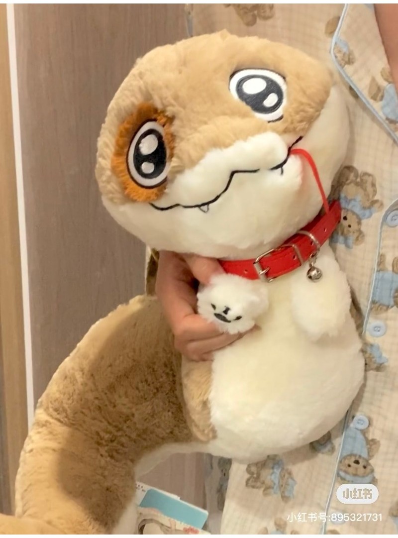 2in1 Dog Long Snake Plush Doll Soft Snake Teddy Bear Plush Toy Cute ...