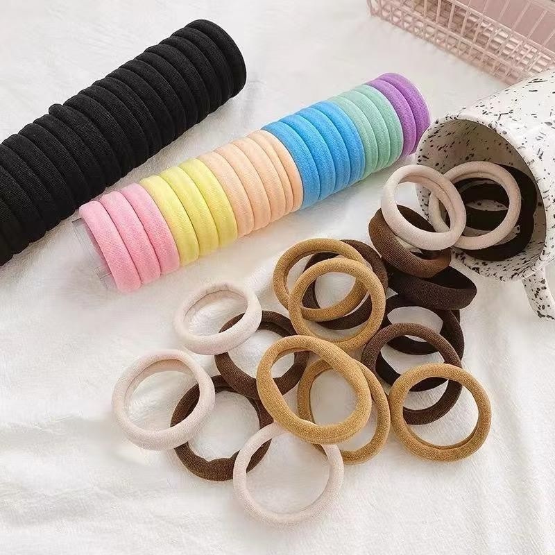 Rubber Band Rambut Wanita Tie Getah 20pcs Set Hair Ties Women Korean ...