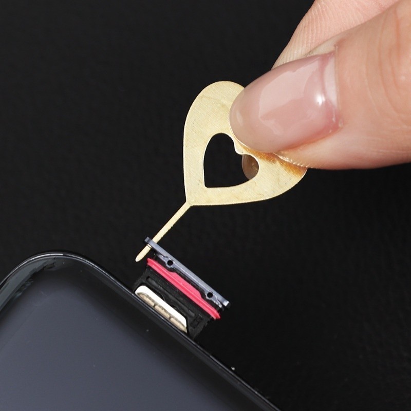 2 IN 1 SIM Card Removal Needle with Protector - Colorful Smiley Tray ...