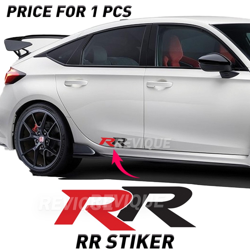 Pelekat Kereta Type R Honda – Type R Honda Racing Style Side Door Car ...