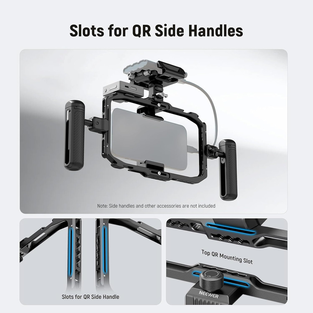 NEEWER Universal Phone Cage, Smartphone Video Rig with Quick Release ...