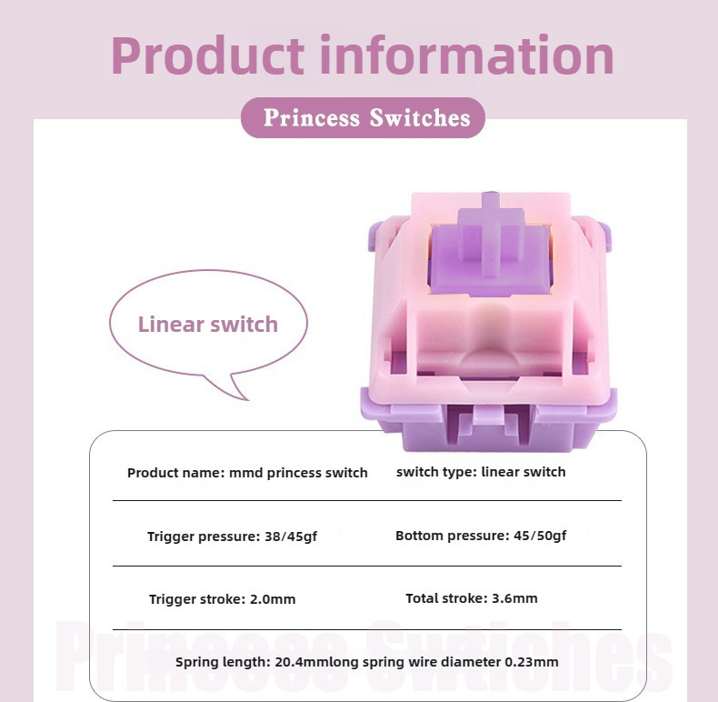 MMD Princess Linear Switches Linear Switch V2/large Section V2 Ultra ...