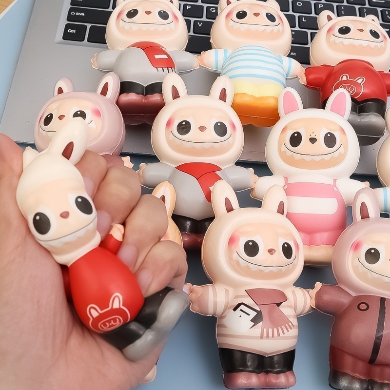 Labubu Pinch Toy - Slow Rebound Squeeze Toy - Funny, Cute, Cartoon ...