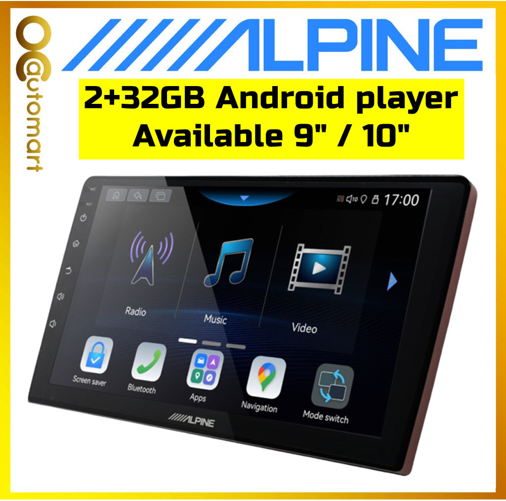Alpine Car Android Player 2+32GB Android 9" Or 10" Original Version Ply ...