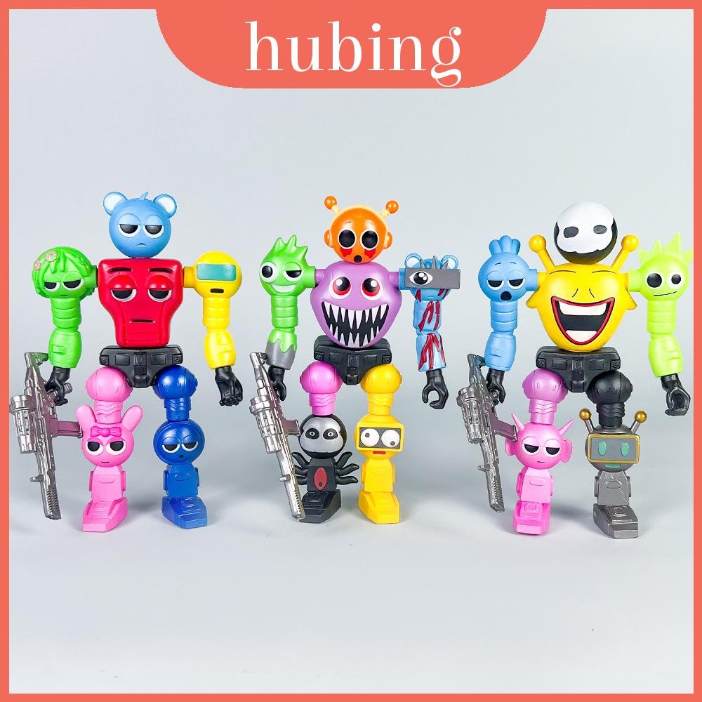 Raddy Sprunki Game Funbot Oren Clukr Wenda Characters Assemble Movable ...