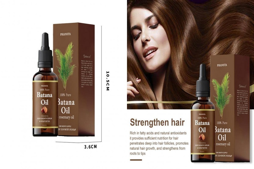 Han_ Plants Extract Hair Oil Hydrating Hair Oil 30ml Batana Rosemary ...