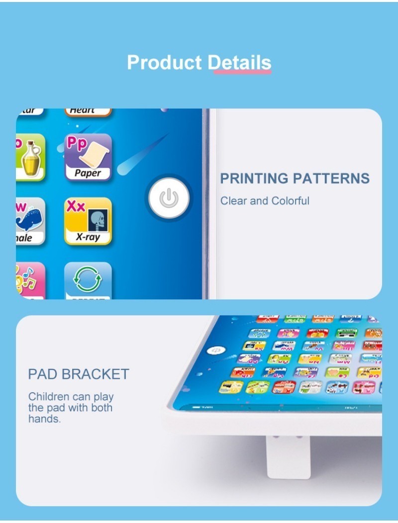Learning Tablet Educational Toys for Kids Abc Story Laptop Pad Toy ...