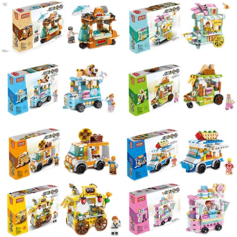 DIY Mini Street View 3D Micro Bricks Nano Building Blocks Kids ...