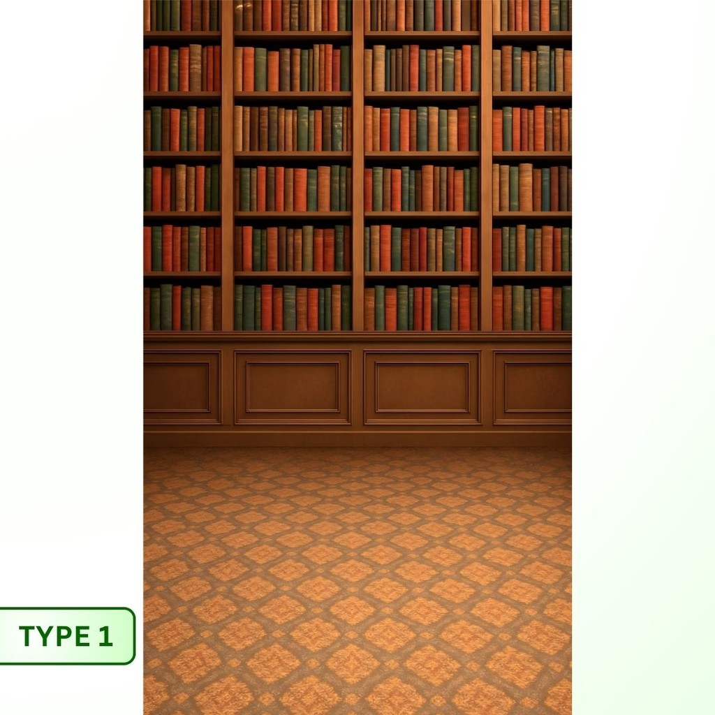 GS Bookshelf Theme Library Convo Convocation Graduation Backdrop (2.8 x ...