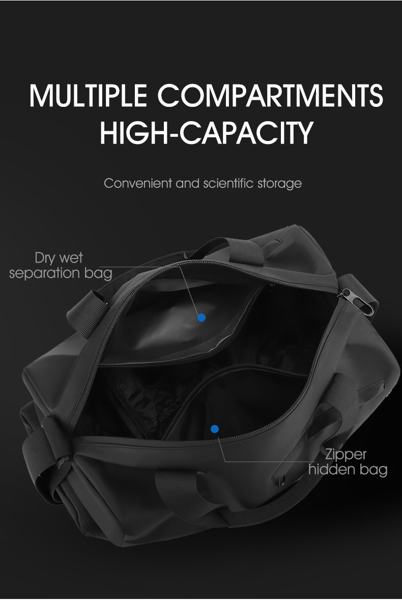 LABER LEE Dry Sports Bag Men's Waterproof Travel Bag Independent Shoe ...