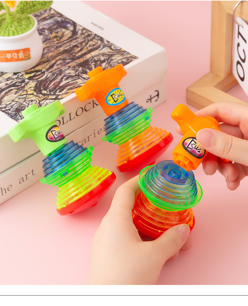 Luminous Spinning Top Winding Top Children Flashing Toys | Shopee Malaysia