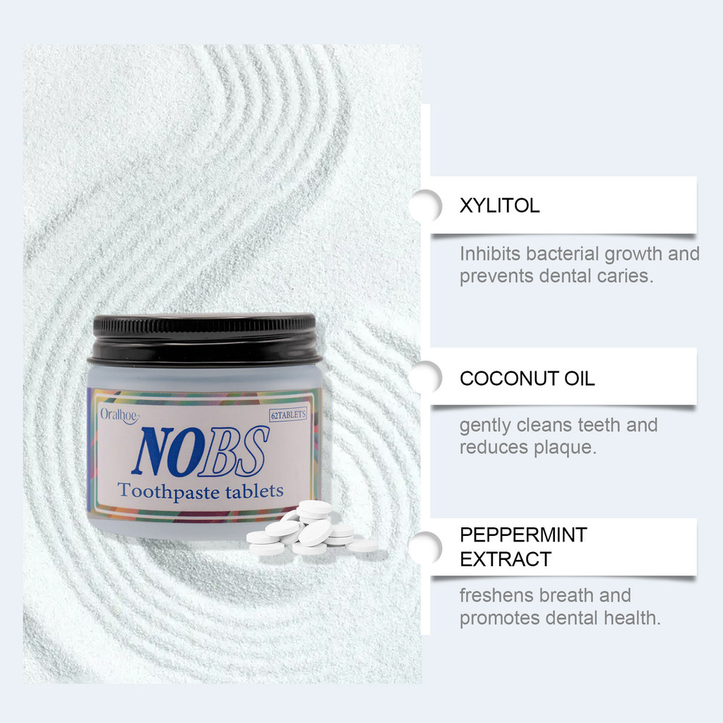 Nobs Toothpaste Tablets Toothpaste Tablets Oral Cleaning Care ...