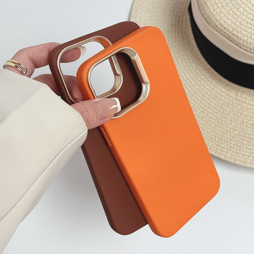 INS Solid Color Silicone Leather Phone Case for iPhone 16 11 15 14 13