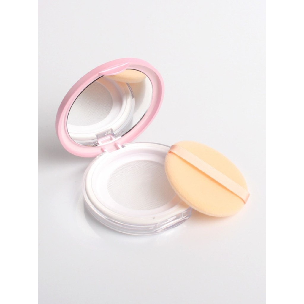 Fliptop Elastic Mesh Loose Powder Box Empty Box Thin Setting Powder