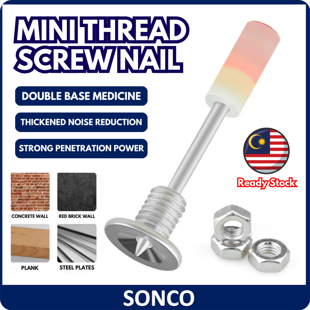 Wall Fastening Nails 400pcs 7.3mm Round Concrete Nails | For Manual ...