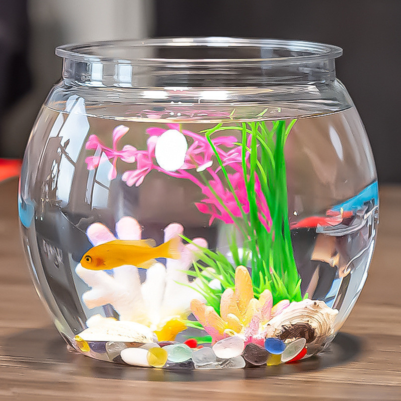 Plastic Aquarium High Transparency Aquarium Small Fish Tank ...