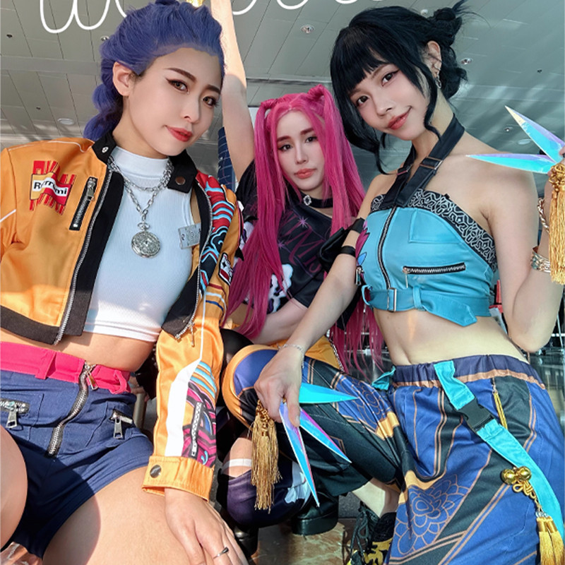 Cosplay Wig K-Pop Demon Hunters Rumi Mira Zoey Beibi Huntrix Wig ...