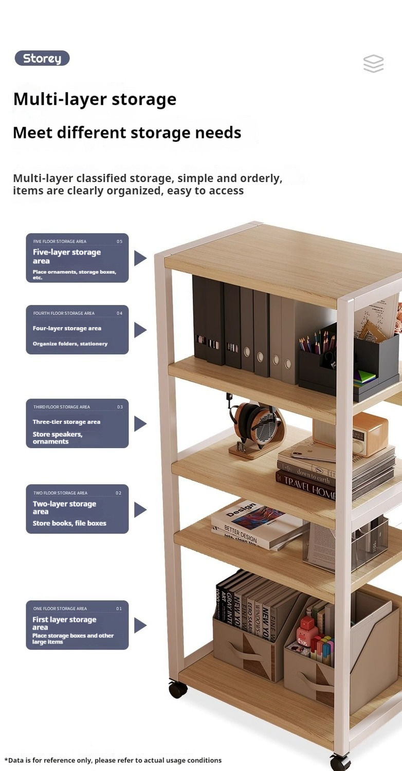 Mobile Office File Sorting Rack Floor Standing Multi-layer Storage Rack ...
