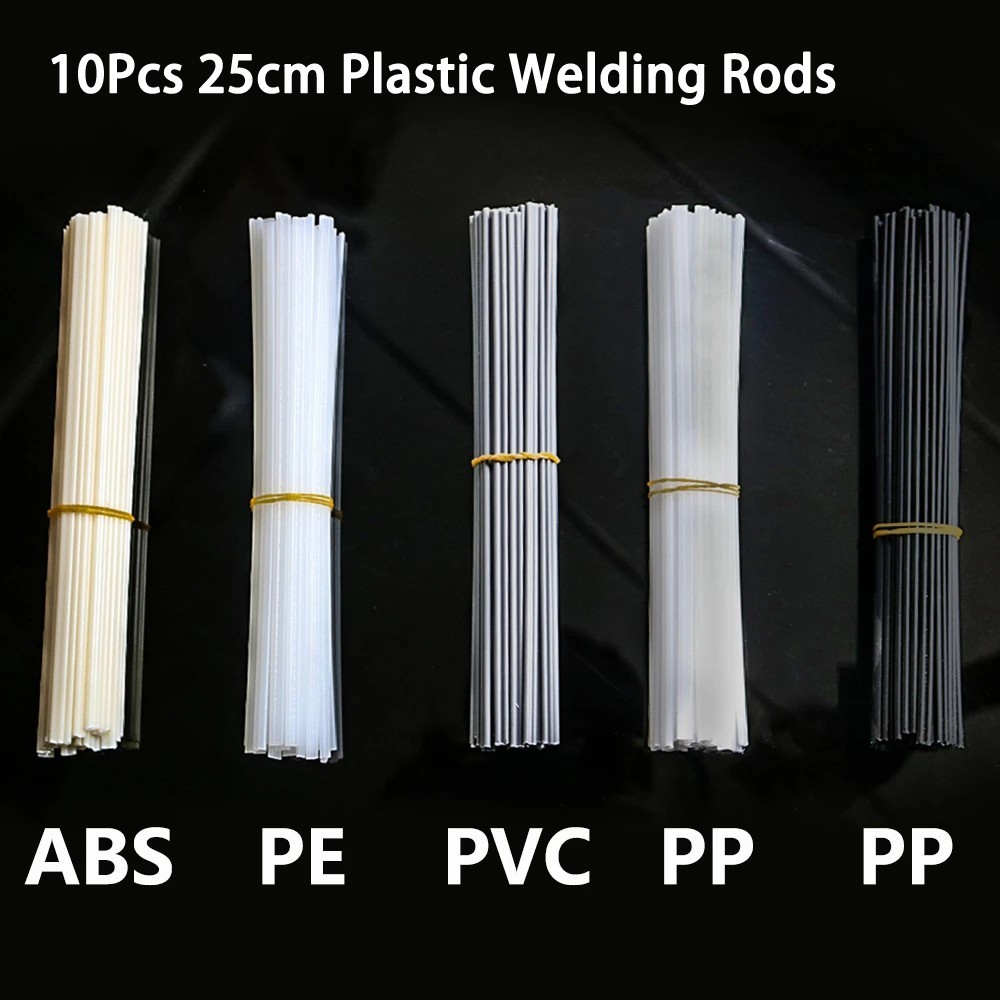 [LUMY] 10Pcs 9.84 Inch Plastic Welding Rods ABS/PP/PVC/PE Welding ...