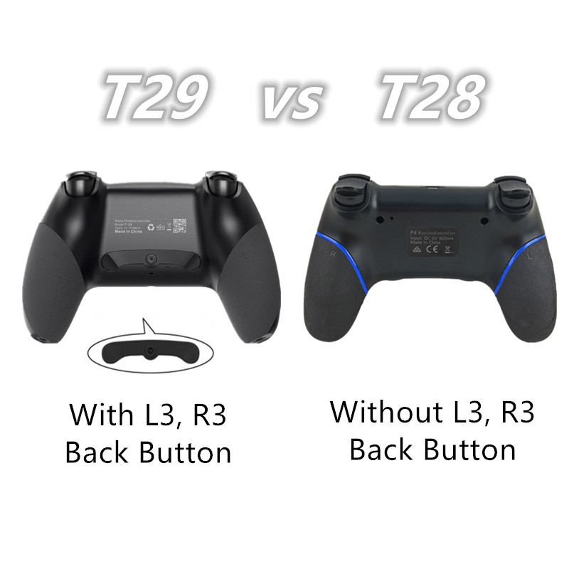 T29 PS4 Pengawal Joypad PC Controller Dualshock Bluetooth 6 Axis Gyro ...