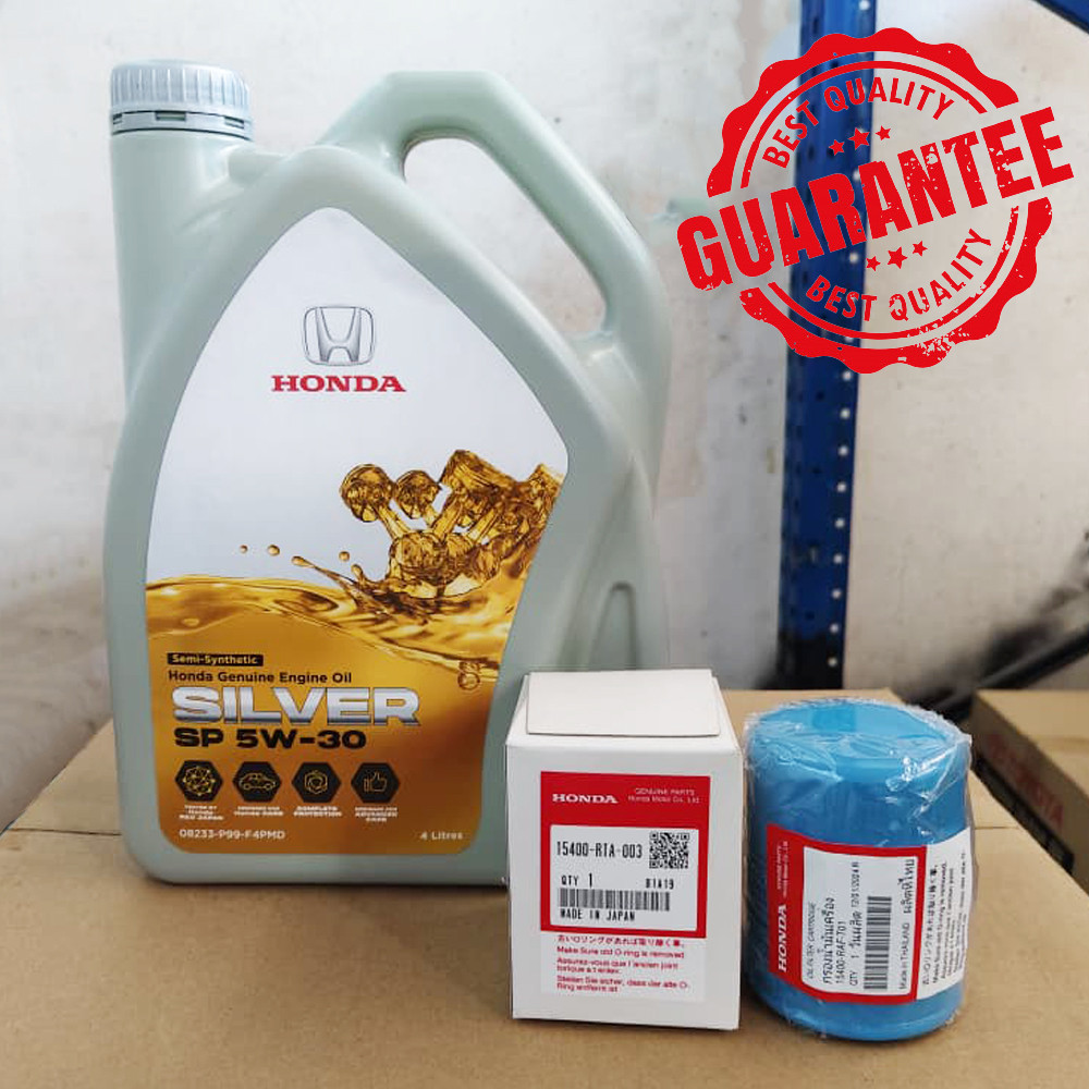 HONDA SEMI-SYNTHETIC ENGINE OIL SILVER SP 5W-30 4 LITRES BY SHELL ...