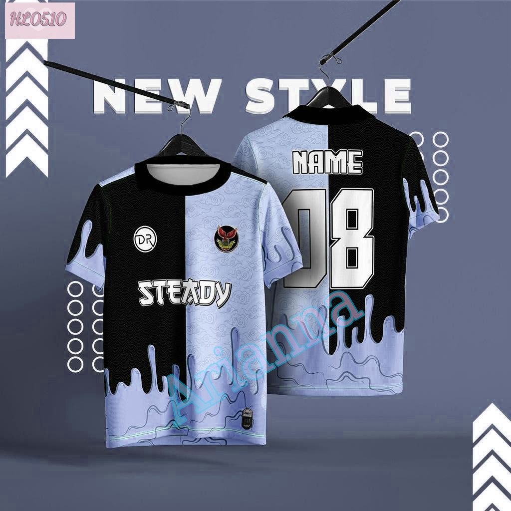 Free Custom Name Number 2024 NEW Design Jersey Bola Futsal Football Jersey Cheap jerseys baju lelaki Malaysia Team Outdoor 1 Shopee Malaysia