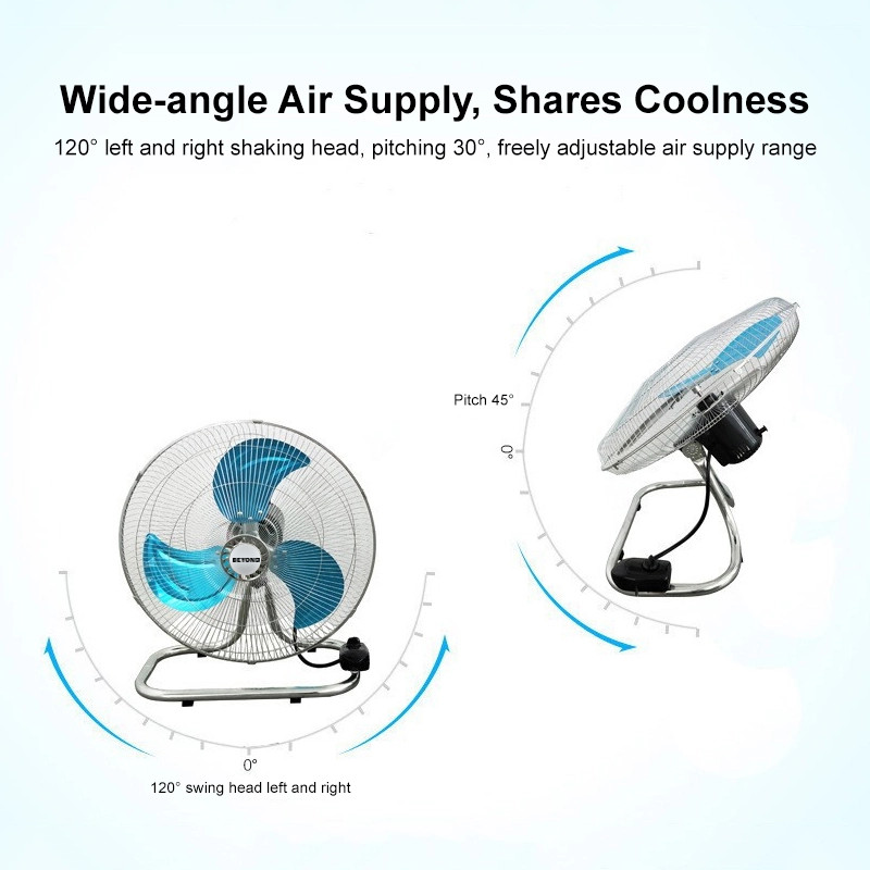 Beyond 18 Inch 3 Blades Stand Fan 3 In 1 Adjustable 3 Wind Speed ...