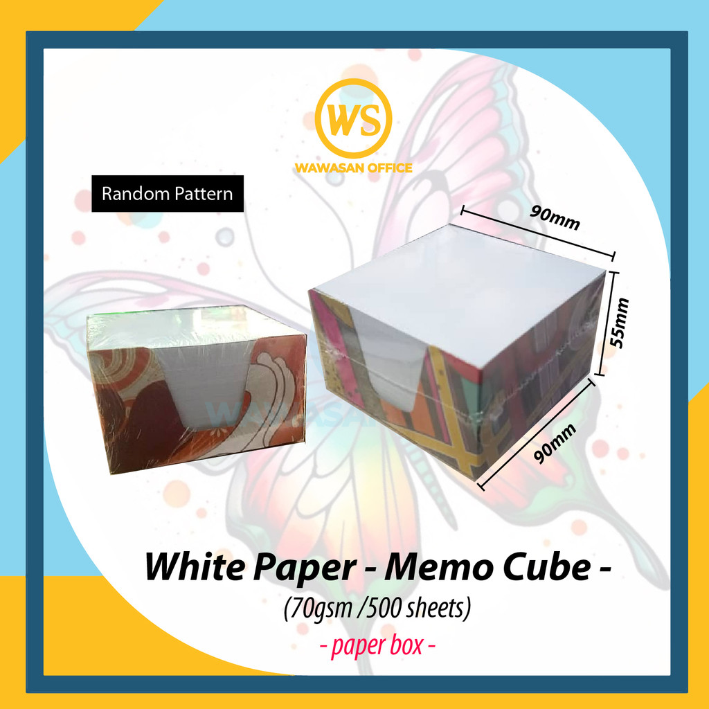 Memo Cube / Refill Memo Cube / Memo Paper / Memo Pad Refill / Memo Note ...