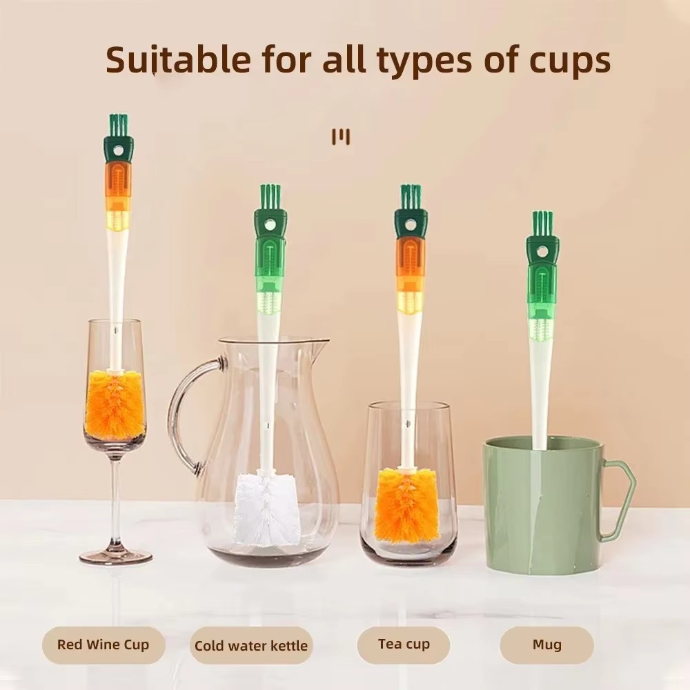 Reusable Bottle Gap Cleaner Brush Multifunctional Cup Cleaning