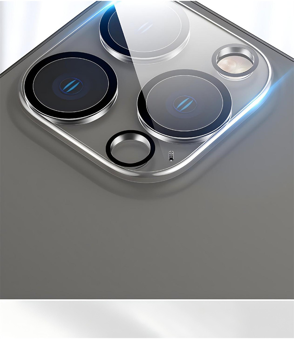 2 Pcs Camera Lens Protector for IPhone 16 15 13 14 Pro Max Plus Mini
