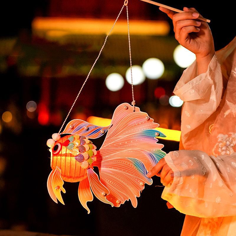 2025 Mid Autumn Lanterns Colorful Fish Lantern For Festive Decor DIY ...