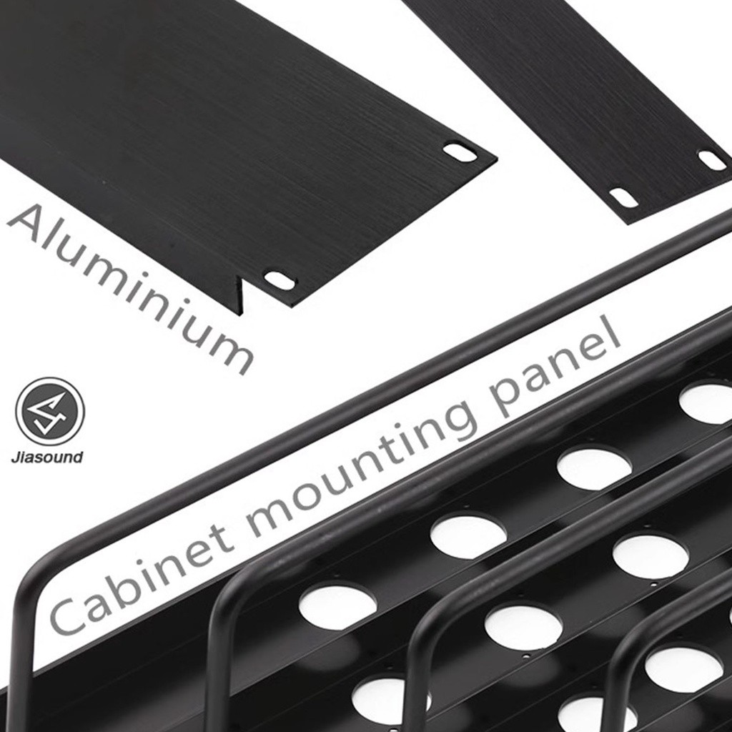 1U 2U Rack Patch Panel 8 12 16 24 Way Channel Flight Case Mount for XLR ...