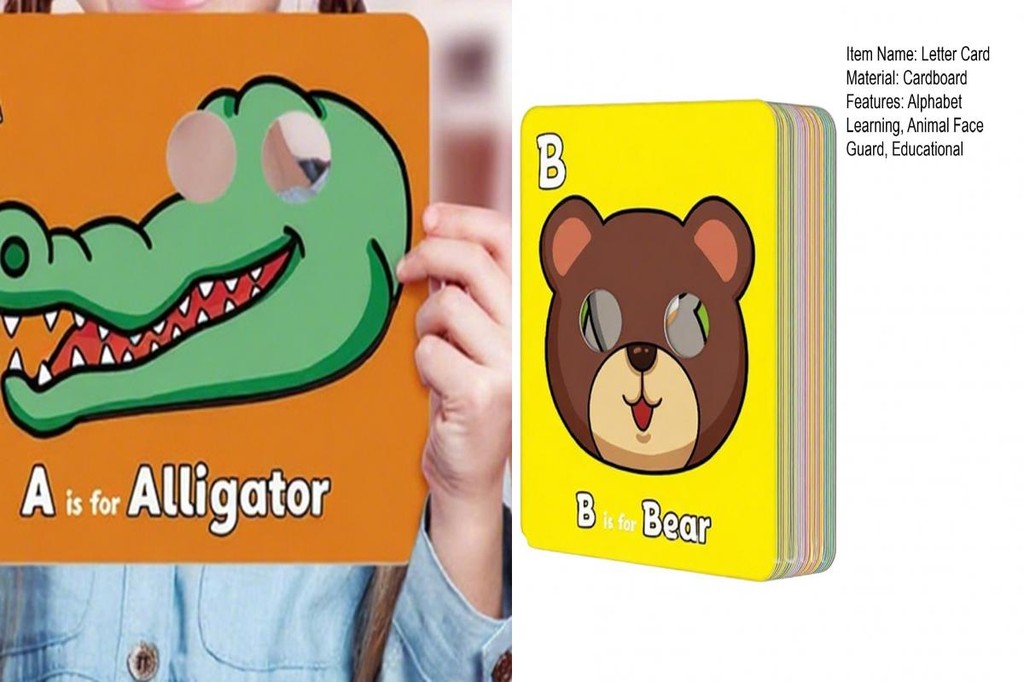 Educational Face Guard Cards Educational Alphabet Flashcards Alphabet ...