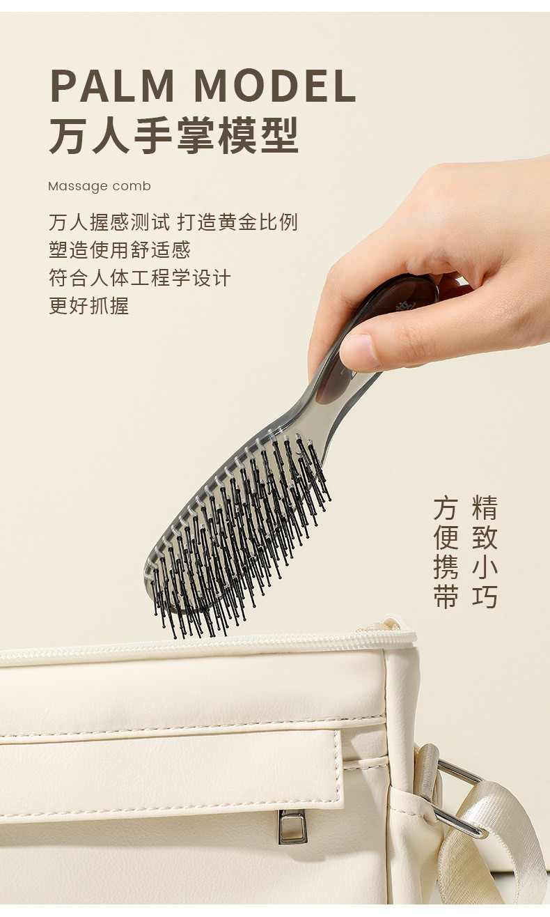 Layered Magic Comb Wet and Dry Scalp Massage Smooth Hair Anti-Static ...