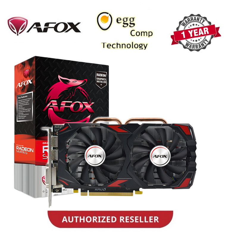 AFOX RX 580 8GB GDDR5 2048SP GRAPHIC CARD AMD RADEON RX580 8G D5 GPU ...