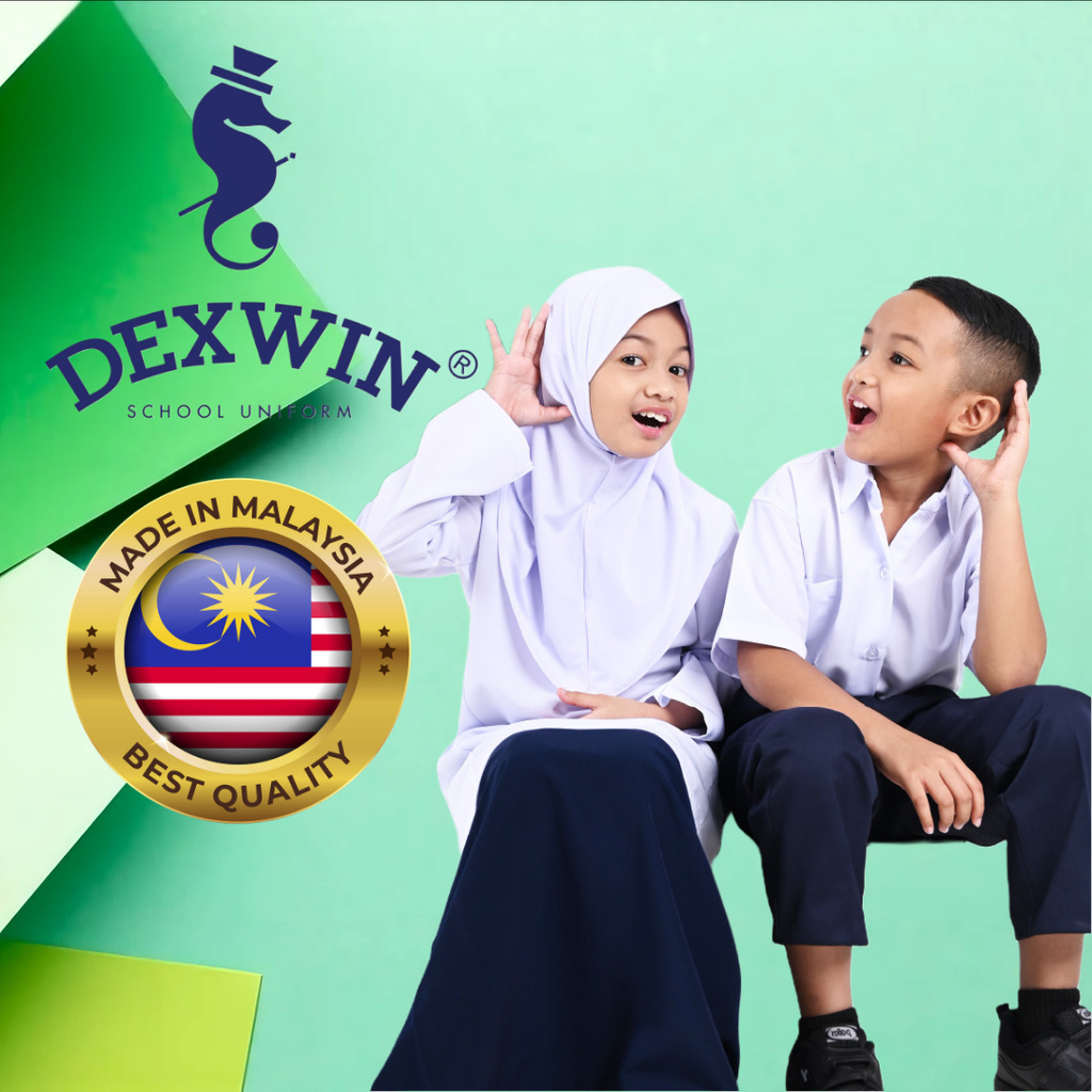 Primary School Boy Uniform Dexwin Blue Pants Seluar Biru Panjang ...