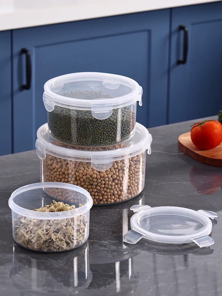 4-piece set Airtight Food Storage Container Microwave Safe Lunch Box ...