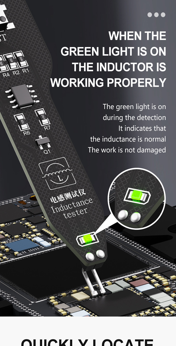 MaAnt M093 Motherboard Coil Tester Inductor Detector Tool for PC Repair ...