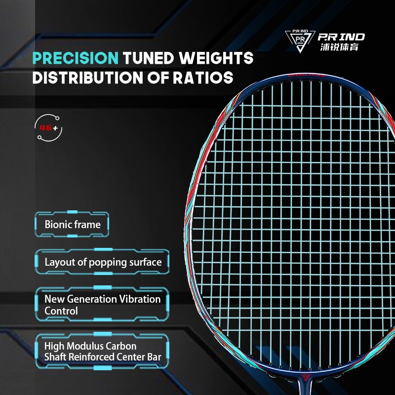 PRIND Racket SMG-S PURUI Racket Badminton Racket Racquet Raket ...