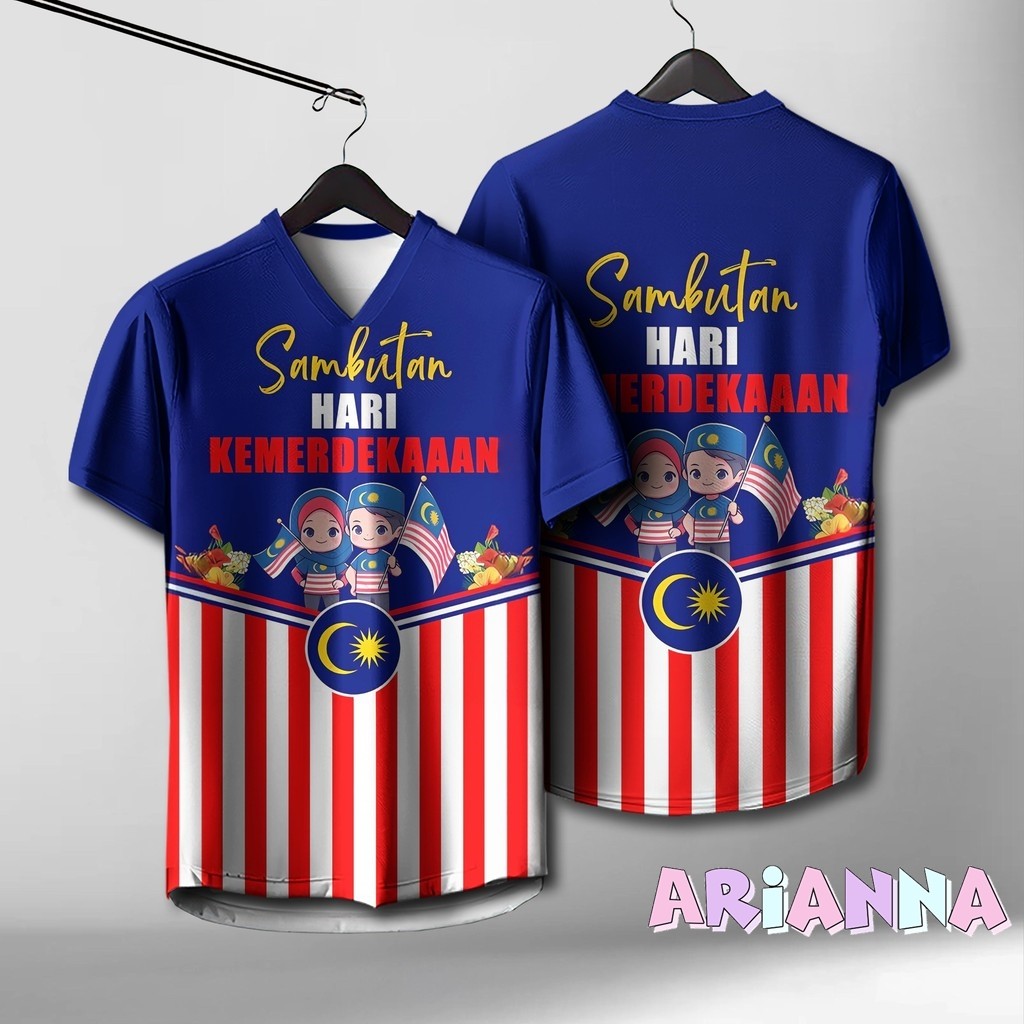 【Arianna】1957 Merdeka Clothes 2025 68Th Malaysia Jersey Merdeka Clothes ...