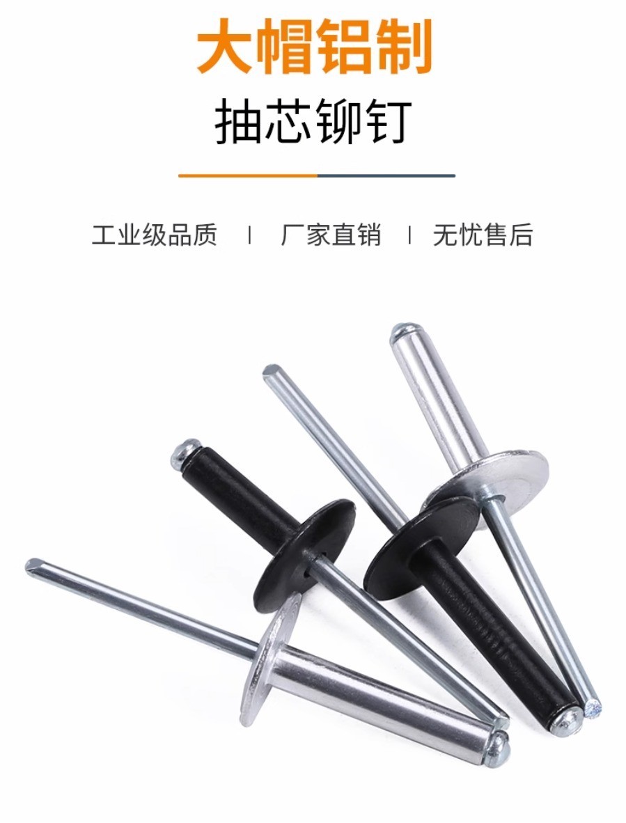 [XSP] 304 Stainless Steel Large Cap Core Rivets M3.2M4-M5 Open Type ...