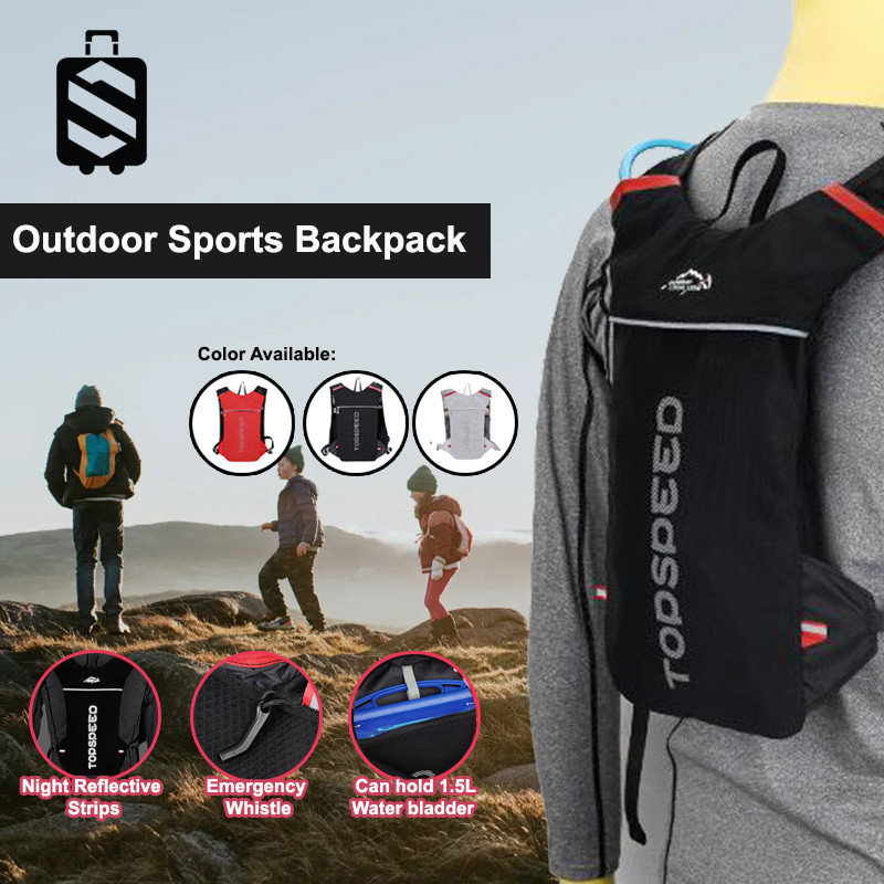 JEELAD Running Hydration Vest Backpack 5L With 1.5L Water Bladder - For Running, Cycling, Hiking