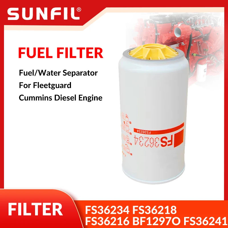 FUEL FILTER FS36234 FS36218 FS36216 BF1297O FS36241 Fuel/Water ...