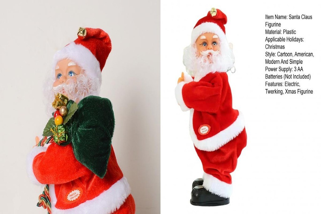 [SH] Fun Holiday Gift Cheerful Music Santa Claus Christmas Twerking ...