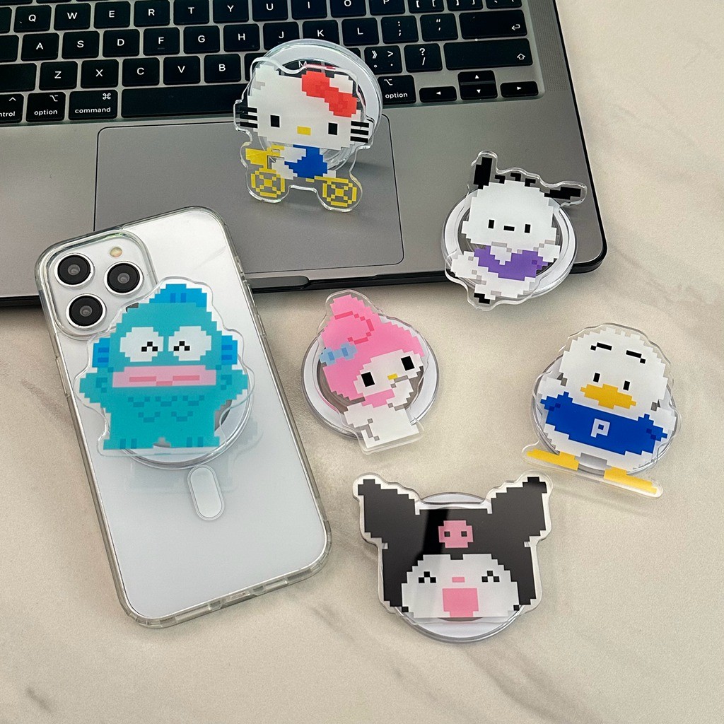 Magnetic Attraction Phone Holder Creative Stand Kickstand Cute Cartoon ...
