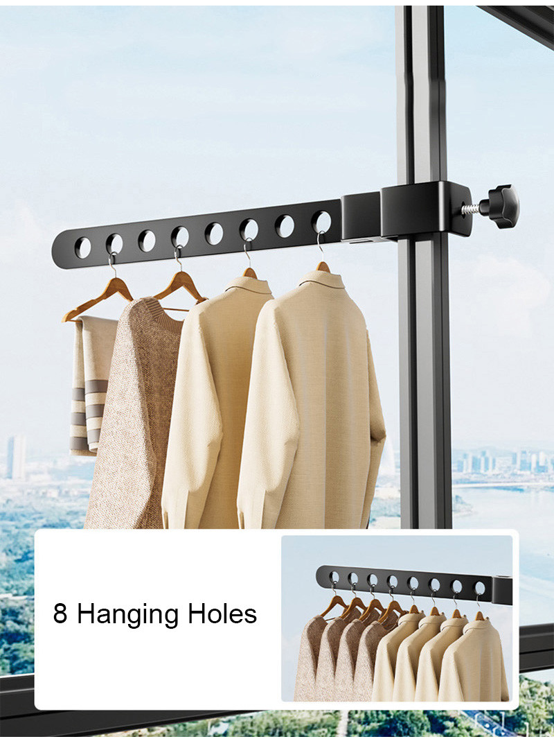 Wall Mounted Space Saver Drying Rack,Outdoor Travel Portable Hanger for ...