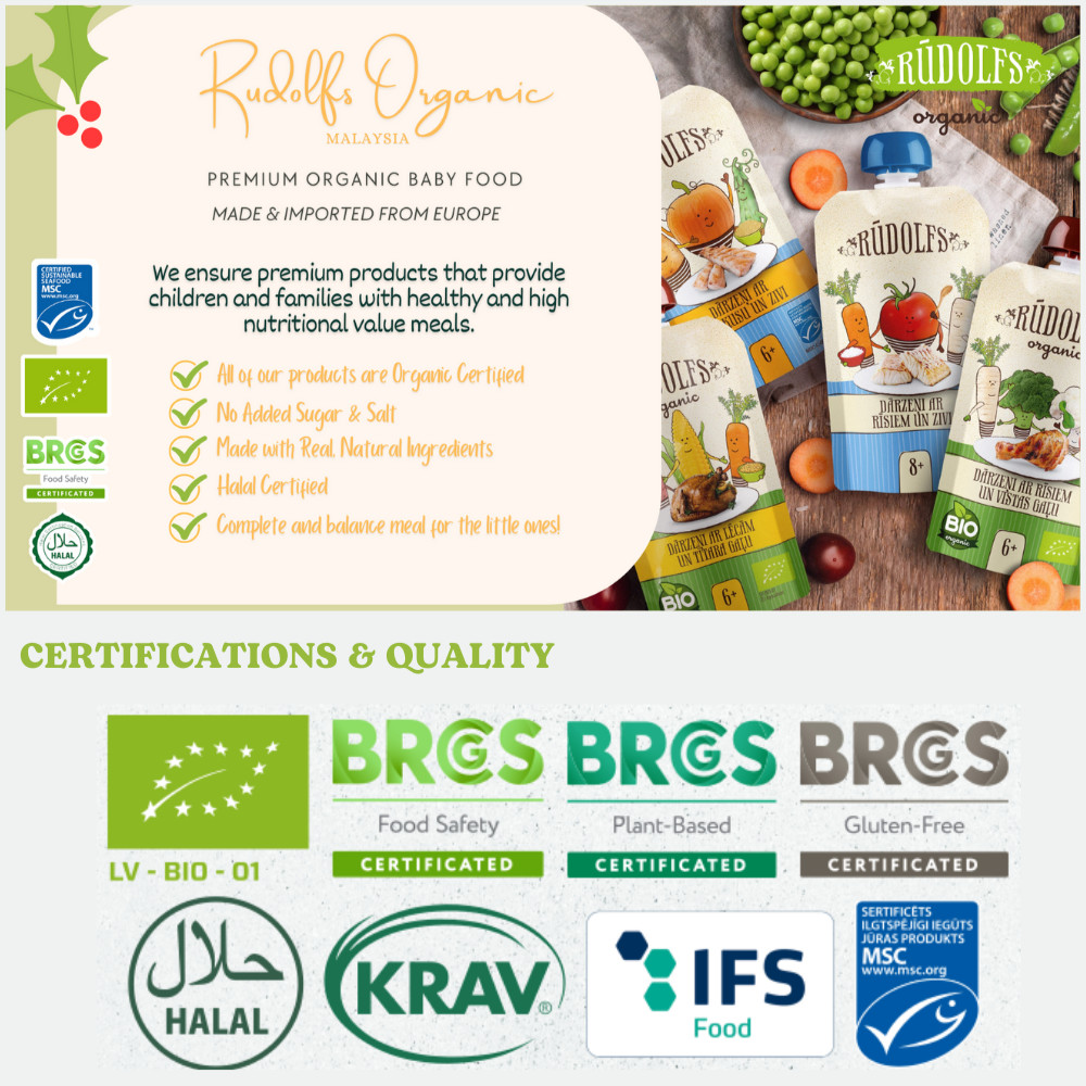 [CLEARANCE] Rudolfs Rudolfs Baby Puree & Baby Pure Porridge 110g ...