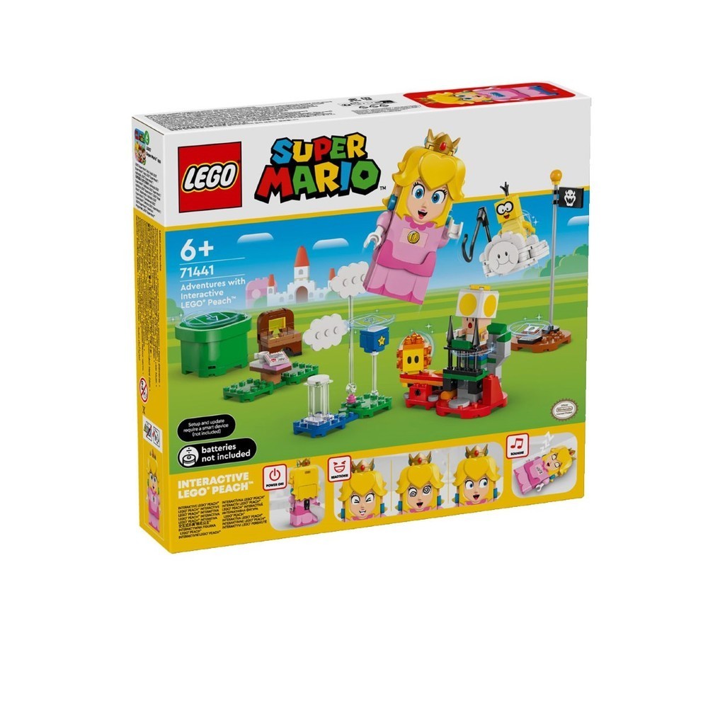 LEGO 71441 Super Mario Adventures with Interactive LEGO Peach Building ...